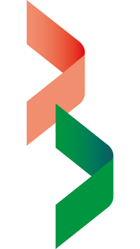Red-and-green-arrow-overlapping