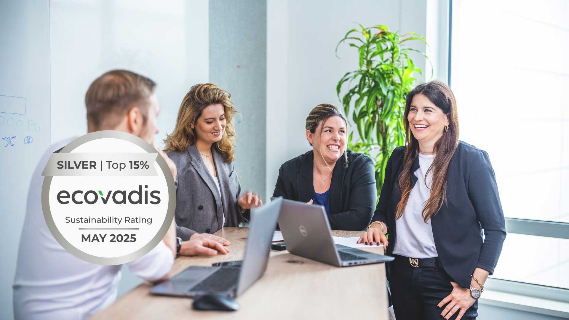 Lohmann-Sustainability-Team-Celebrating-EcoVadis-Silver-2025